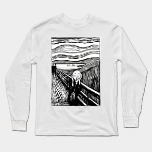 The Scream 1895 Edvard Munch Long Sleeve T-Shirt